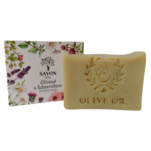 tuhe prirodne olivove mydlo s lubovnikom savon