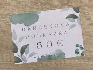 darcekova poukazka 50 eur sirka.sk