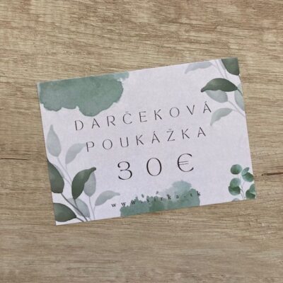 darcekova poukazka 30 eur sirka.sk
