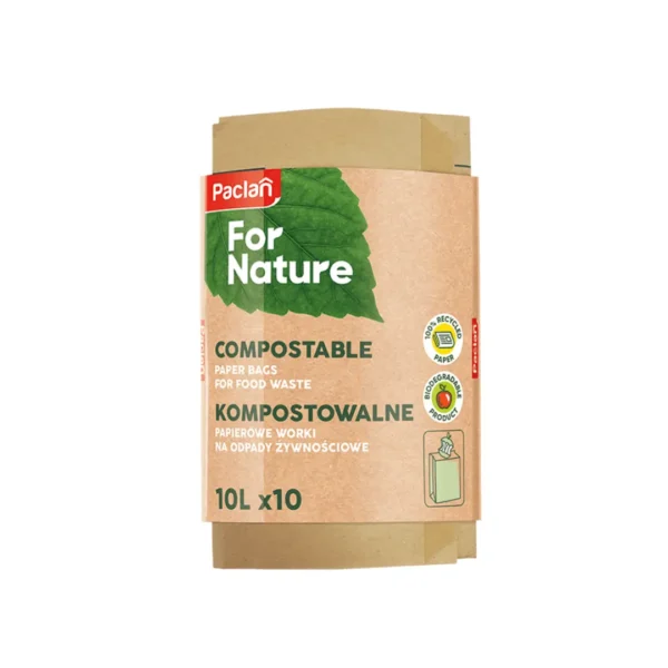 paclan for nature papierove vrecia na bio odpad 10 l 10 ks