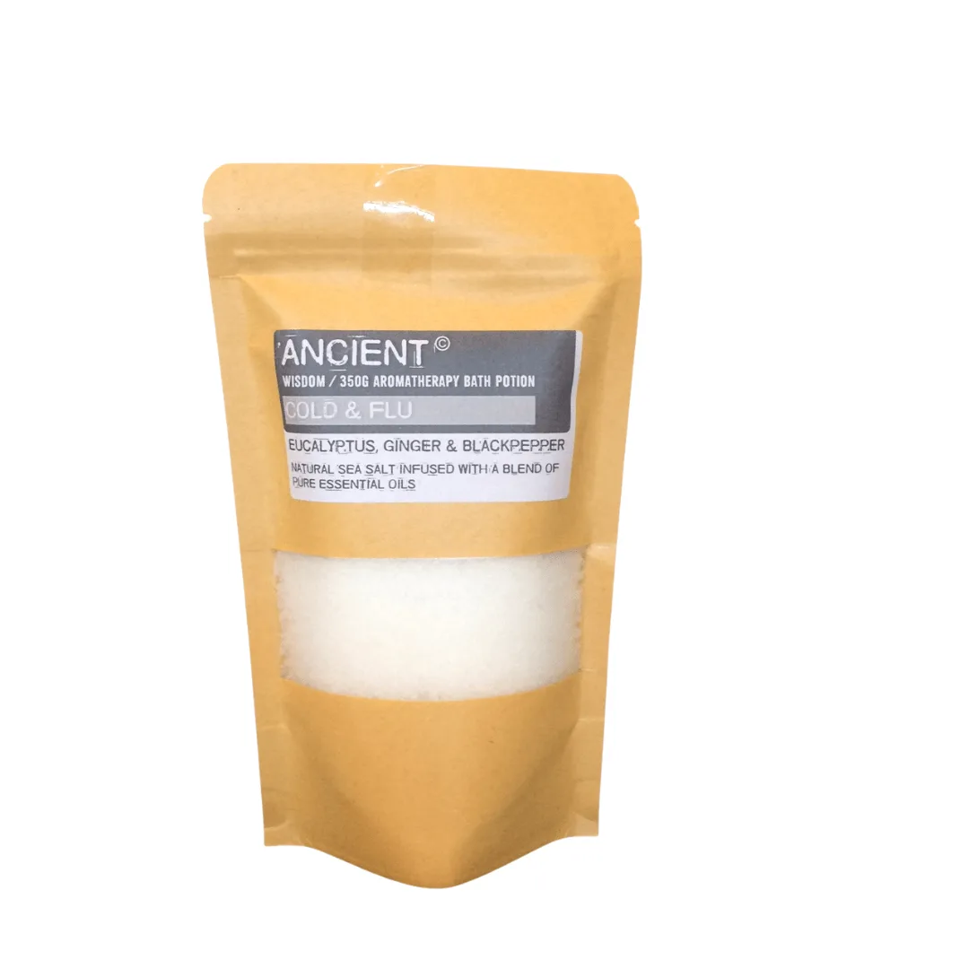 Ancient wisdom morska sol s esencialnymi olejmi chripka a prechladnutie 350 g