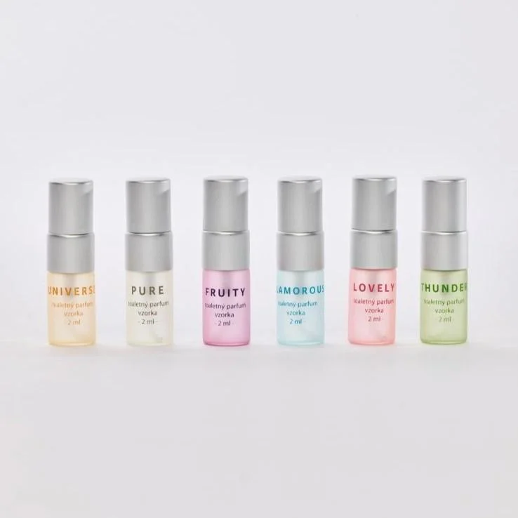 Kvitok set vzoriek prírodných parfémov Senses 6 × 2 ml – vzorky s rozprašovačom